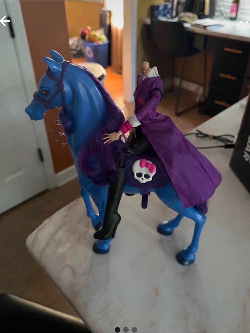 Monster high horse and doll